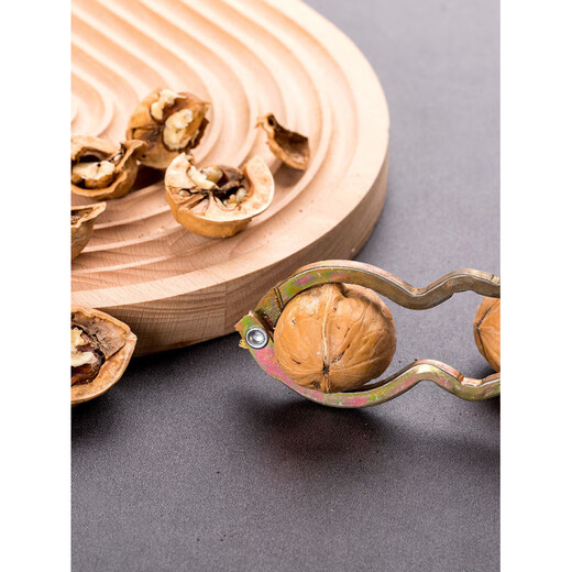 Fat Donglai buys the same walnut clip, thickened clip, household walnut clipping artifact, cracking melon seeds and peeling Hawaiian classic old-fashioned walnut clip 1, easy to open the shell, eat as you want