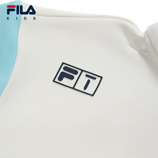 FILA children's clothing long-sleeved 2025 winter new style fleece sweater for men, middle and large children Yuhe Blue-BU 130