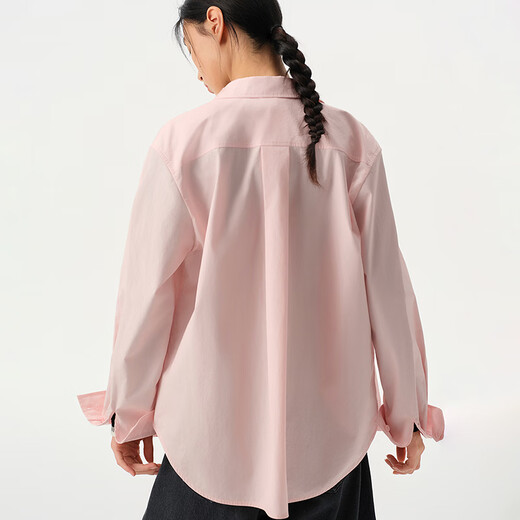 The same pink simple commuter shirt for women in the broadcast mall 26 spring new style shirt BDT1CD1342 R10 Xiyan S