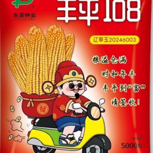 Fengping 108 East Asia's new scientific research dwarf purple-stem big stick variety has no ear rot and big plate golden grain. Fengping 108 East Asia's new scientific research dwarf purple-stem big stick variety has no ear rot and big rot.