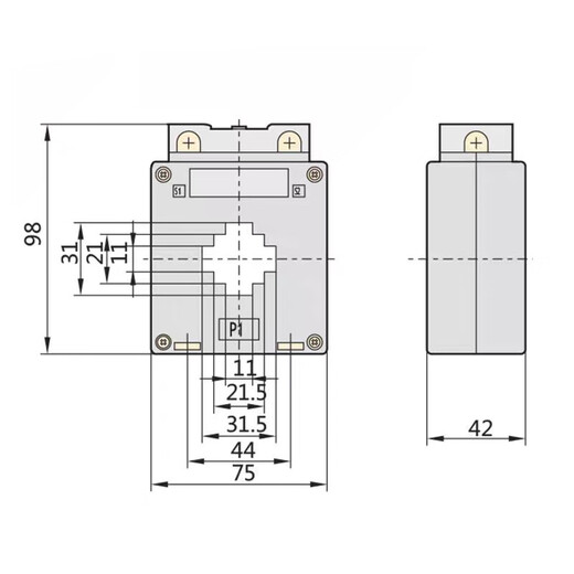 Chint current transformer BH-0.66 30I 40I 0.5 level current ratio 75 100 300 500/5 50_5 30