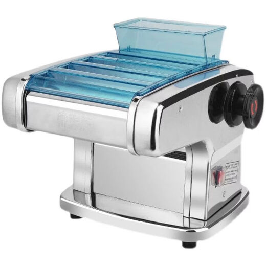 Household small electric noodle machine stainless steel multi-functional fully automatic noodle machine dumpling skin machine rolling noodle one knife stainless steel type noodle + one kind of thin noodles