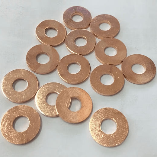 Hejian tribute copper gasket washer copper gasket thick 3mm copper meson T2M6M8M10M12M14M16M18M20M22M28 14222/100 pieces +26322.5/30
