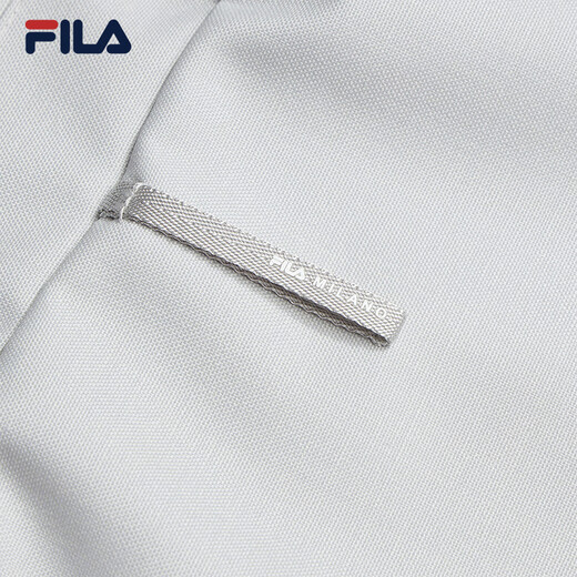 FILA official men's cotton jacket 2026 spring new fashion casual lapel jacket simple and comfortable jacket void gray-GY M 170/92A/M