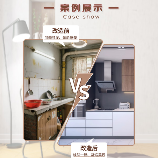 Jingdong Decoration Kitchen Bureau Renovation and Renovation Partial Renovation and Renovation Jingdong Community Service Store Beijing Door-to-Door Reservation Fee No Delivery