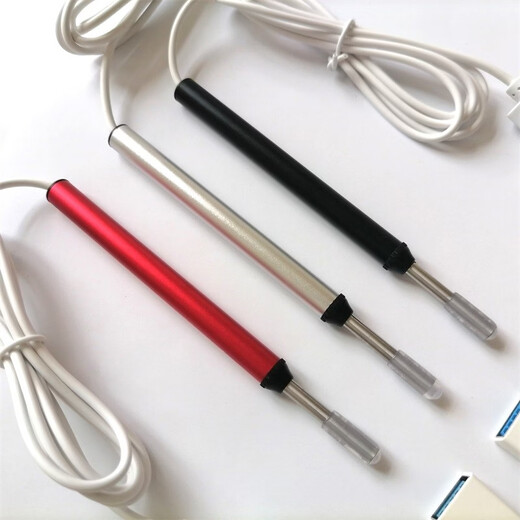 High Definition Luminous Video Ear Pickup Ultra-fine 800W Ear Pickup Stainless Steel Visual Ear Pickup Hummingbird Brand Ultra-clear Wired Pixel 800W Ultra-Fine 3.0mm2 Black