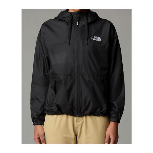 The North Face Women's Jacket Windproof Lightweight Warm Outdoor Windbreaker Hooded Long Sleeve Windproof Jacket Black One Size | L
