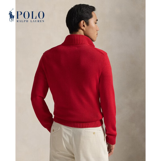 Polo Ralph Lauren Men's 26 Years Early Spring Cotton Sweater RL100608 600-Red M