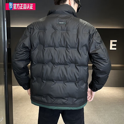 利郎（LILANZ）冬季加厚羽绒服男士短款2025新款休闲立领白鸭绒保暖户外 593白色 XL 115-130斤