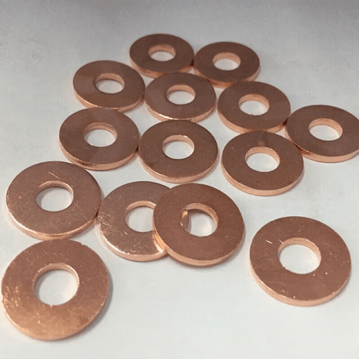 Hejian tribute copper gasket washer copper gasket thick 3mm copper meson T2M6M8M10M12M14M16M18M20M22M28 14222/100 pieces +26322.5/30
