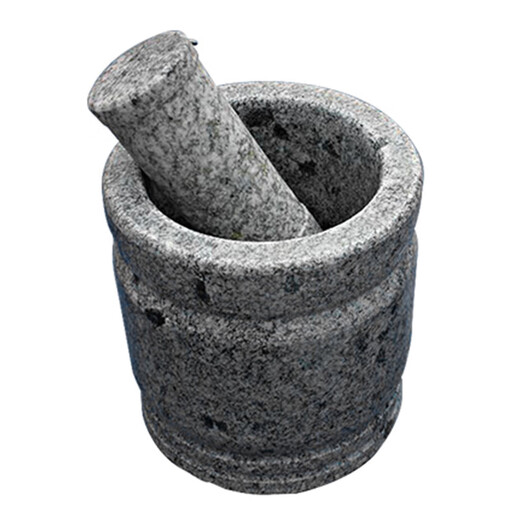 Fantasy garlic peeler, natural garlic mortar, medicine jar, household garlic pounder, stone garlic masher, garlic press, garlic grinder, medium stone mortar with lid