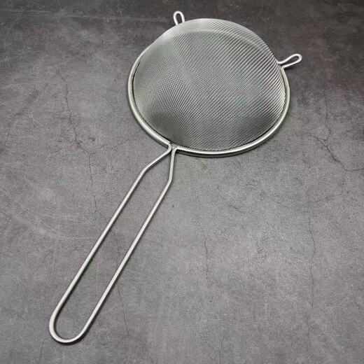 Yongfan double-layer oil filter milk tea soy milk double-leak filter tea oil grid 304 19cm filter oil grid