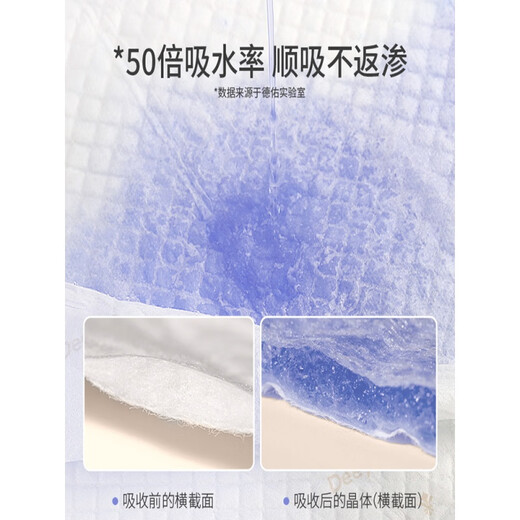 德佑婴儿隔尿垫一次性护理垫防水夏季宝宝纸尿片新生儿尿布孕妇 迷你装M码20片 330x450mm 1包 x 0x0cm