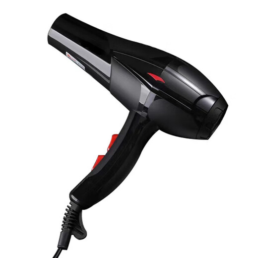 Thousands of people are rushing to grab this hair dryer, home high-power quick-drying negative ion hair care hot and cold air barrel, hair dryer for barber shops, black, hot-selling