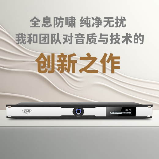 Melody DSP7200 fully automatic one-button anti-howling feedback suppressor microphone microphone conference stage performance KTV two-in-two-out digital frequency shifter processor equalizer DSP7200 Deluxe Edition_two-channel anti-howling suppressor