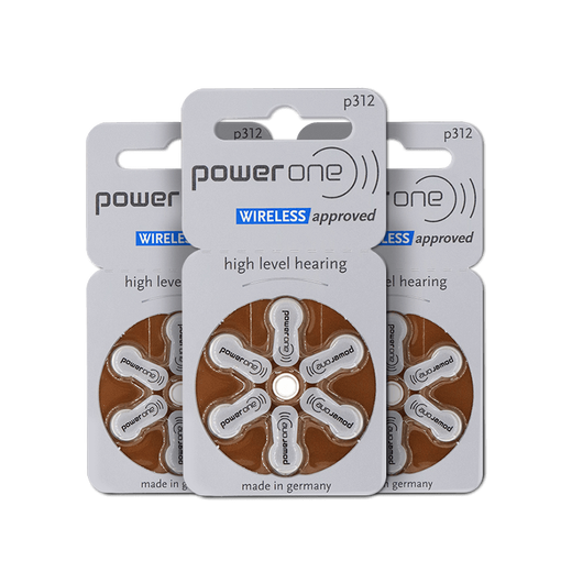 西万博助听器powerone原装专用配件电池P13P312纽扣P10电子P675锌空气 powerone P10【1板6颗】