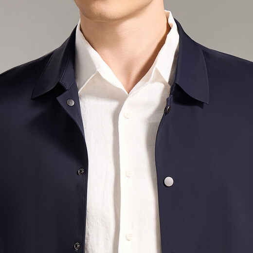 Antonio three-proof black technology high elasticity easy care soft shell jacket crisp and stylish men's cardigan single windbreaker jacket