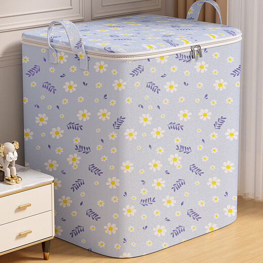 Fantasy large-capacity clothing storage box moving and organizing clothing storage box style bedroom storage King size 140# 5+6 bed 5Jin Jin equals 0.5kg quilt/30+40 pieces of down Huge capacity increased thickening skin-friendly 0 odor