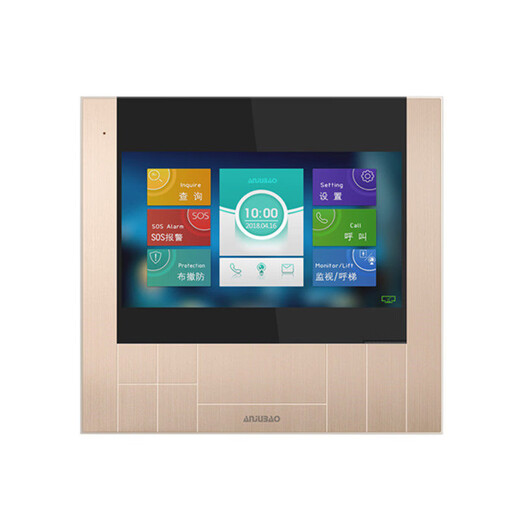 Anjubao new video intercom doorbell extension color touch screen digital network cable indoor unit ANJUBAO7 inch AJB-ZD15DN