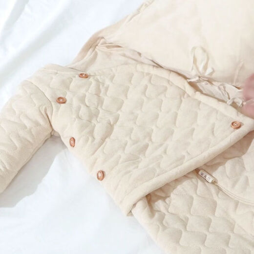 Ultraman baby warm clothes autumn and winter pure cotton quilted autumn clothes high waist thickened baby underwear set inner wear split 66cm (recommended 8-12 Jin Jin equals 0.5 kg) side snap high waist warm suit one size