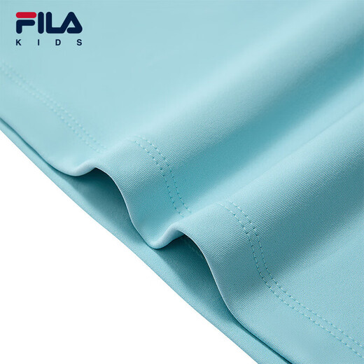 FILA children's clothing long-sleeved 2025 winter new style fleece sweater for men, middle and large children Yuhe Blue-BU 130