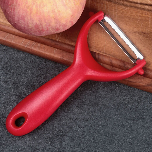Sharp and easy-to-use paring knife, kitchen multifunctional fruit and potato peeler, household stainless steel apple peeler, planer knife, 1 green flat plane folding ceramic fruit knife