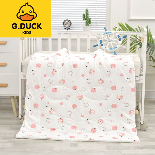 G.duck baby quilt baby mattress newborn wrap quilt type A warm and machine washable for all seasons little duck 100cm*100cm