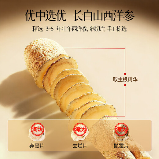 Chuangdi Black Wolfberry Gift Box American Ginseng Gift Box Gift for Elders and Parents Elderly Tonic Astragalus and Tangerine Peel 225g