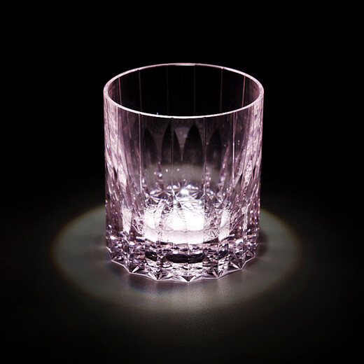 Lizhi shuriken kiriko crystal cup high-end handmade whiskey cup K9 lead-free glass light luxury wine cup gift cup transparent丨K9 ice feather cup gift box 235ml