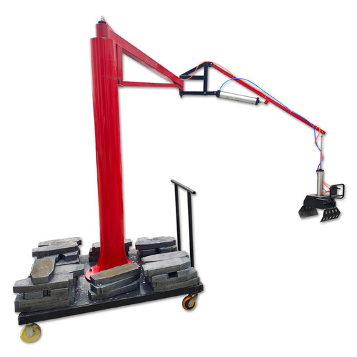 Pneumatic mechanical gripper balance crane mobile handling cement loading and unloading assist mechanical arm chemical fertilizer loading and unloading artifact mobile arm length 4 meters deposit