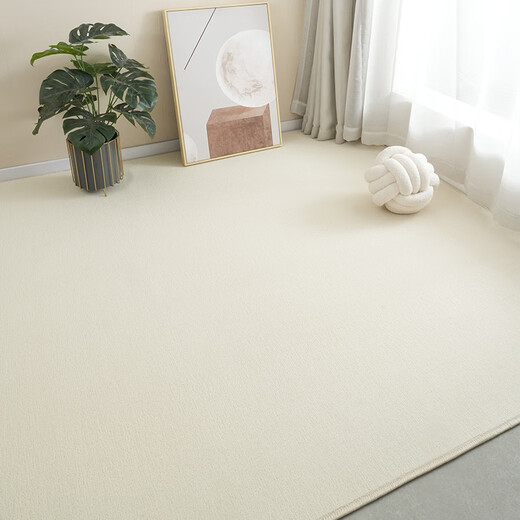 Fantasy off-white solid color photo carpet office large area full studio studio floor mat live broadcast room background blanket smoke gray 400 500 cm