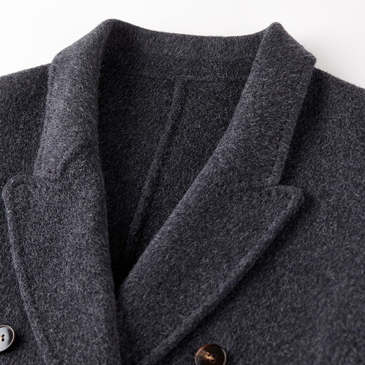 Shandubila wool thickened warm woolen coat for women winter women's small medium and long commuting double-sided woolen coat