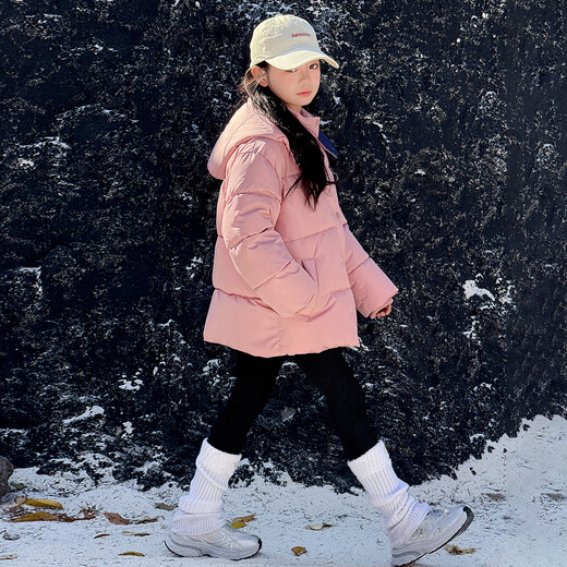 Mumuwu Girls' Cotton Clothes 2025 New Winter Style Jackets Girls College Style Versatile Warm Thickened Cotton Clothes Trendy