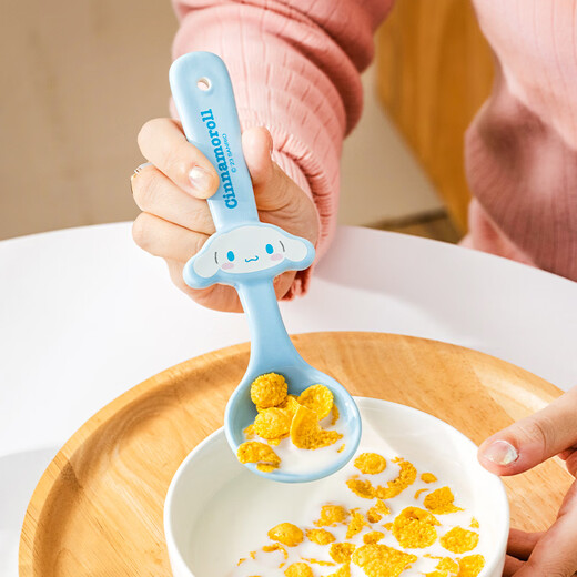 WANIOT ceramic spoon cute small spoon household spoon children's eating spoon high-value cartoon spoon wholesale big-eared dog cartoon spoon