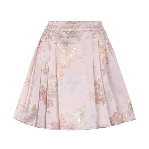 LUSON Children's Clothing Baby Horse Face Skirt Suit Women's New Year Hanfu 2026 New Girls National Style New Year's Wear Jacket Horse Face Skirt 140