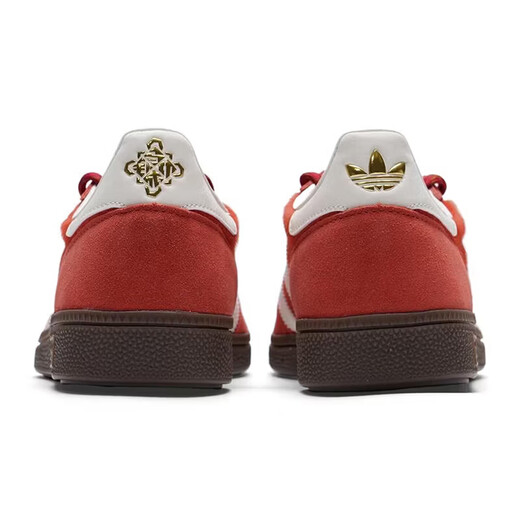 Adidas (adidas) clover zapatos para hombre y mujer 2026 primavera nuevos HANDBALL SPEZIAL zapatos de entrenamiento moral calzado deportivo casual IE9277 blanco negro rojo 40.5