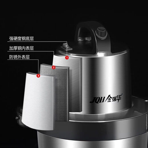 Garlic mincer artifact garlic beater electric commercial garlic stirrer garlic grinder garlic grinder household garlic grinder 6 liters all steel 1600W1 set knife comes with scraper + anti-slip pad