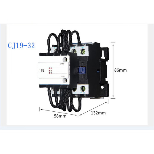 Shanghai Viscon switched capacitor contactor CDCJ19-6321 32 4311 95A 15kvar 380V CJ19-25 220V