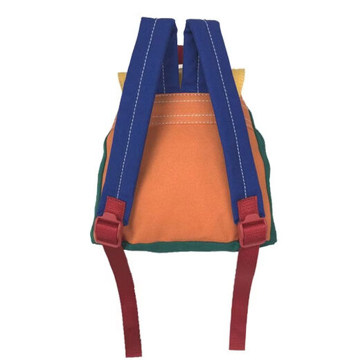 MIKIHOUSE children's accessories logo baby backpack for children, baby bags, direct mail from Japan Indigo Blue (33) F(W19 H16 D9cm)