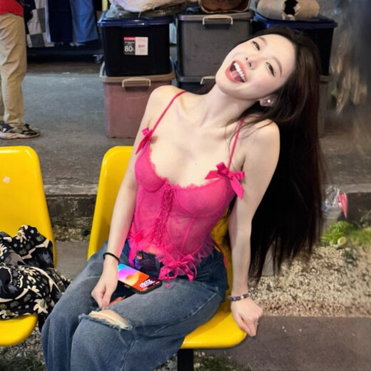 2025 new wearable lace waistband tube top pure desire slimming and slimming fishbone bra camisole for women rose red (body shaping vest S (80-95Jin Jin equals 0.5 kg