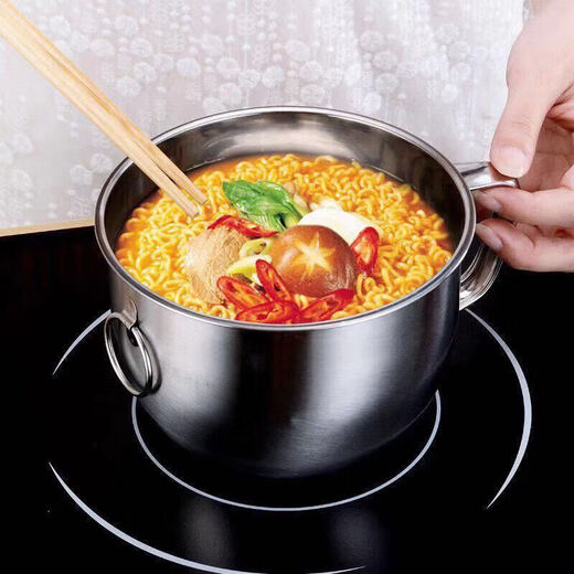 Tuojin stainless steel instant noodle bowl with lid soup noodle bowl student lunch box canteen rice bowl fast food instant noodle cup bag none none 1.3L regular style