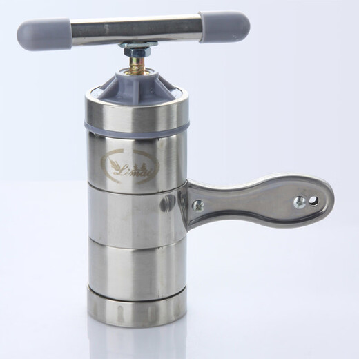 Yonghuan Manual Stainless Steel Noodle Machine Oatmeal Noodle Wowo Luohe Fishing Bed Household Small Noodle Machine Stainless Steel Noodle Machine Two Molds