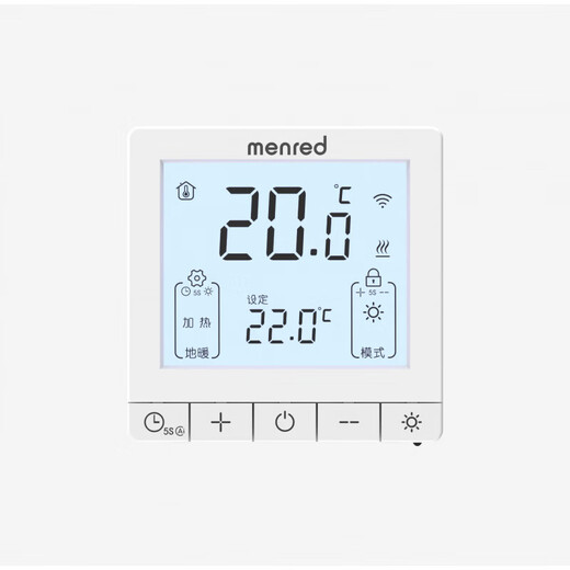 Menred floor heating thermostat, Menred RT1...LCD electric heating thermostat RT1.36t 16A heating thermostat/time control + external probe