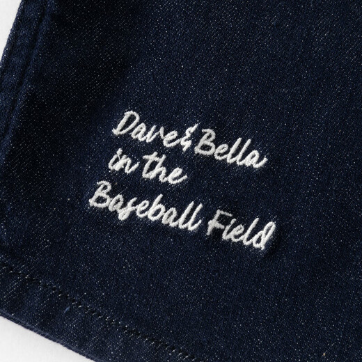 DAVE&BELLA children's denim shirt 2026 spring new style boys' casual long-sleeved jackets boys' tops children's clothes denim blue ready stock 120 cm (recommended height 110-120cm)