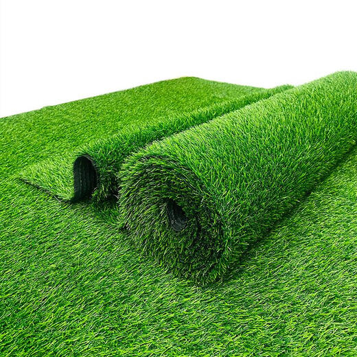 Simulated turf artificial turf carpet outdoor green floor mat kindergarten football field mat artificial fake turf 2 cm thickened spring grass 0.5 m * 0.5 m long