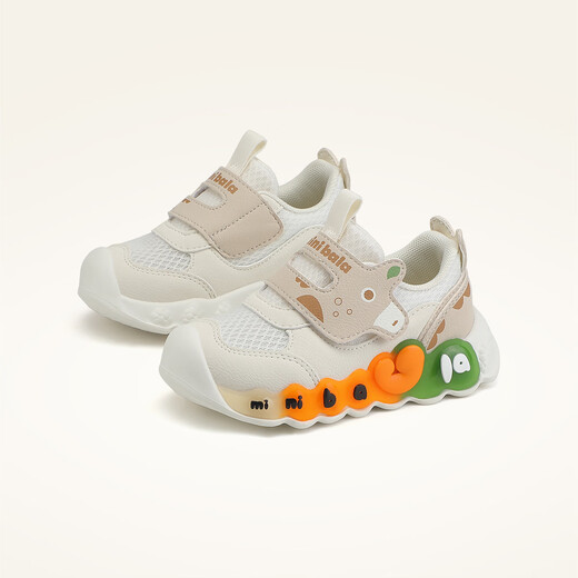 Mini Bala Light Shoes Sports Shoes Spring New Boys Soft Bottom Shock Absorbing Lighting Shoes Girls Breathable Toddler Shoes