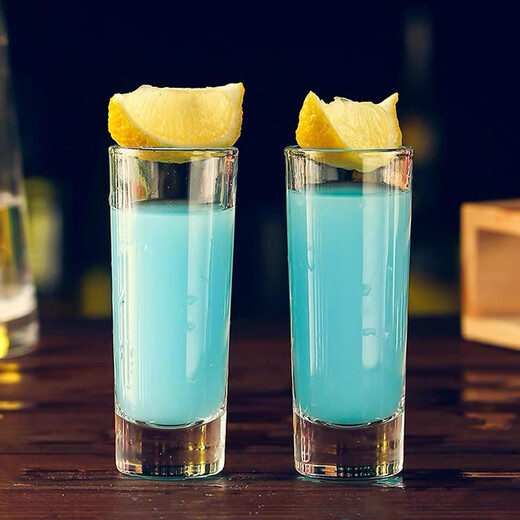 Fantasy straight white wine glass set light luxury household high-end wine set crystal glass 100ml bullet cup 65ml single