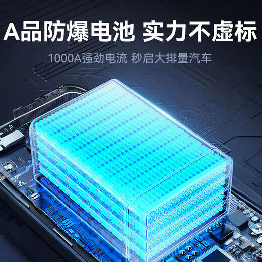 Yusenyi Battery Power Car Starter Emergency Power Supply is suitable for Xiaomi car power bank special air pump all-in-one machine + real standard high-performance A-grade explosion-proof battery with static zero loss and can stand by for 5 years after one charge