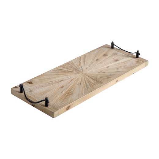 ZFEN German imported quality wabi-sabi style retro old wooden tray coffee flower shop B&B afternoon tea plate gourmet A2504_two set price