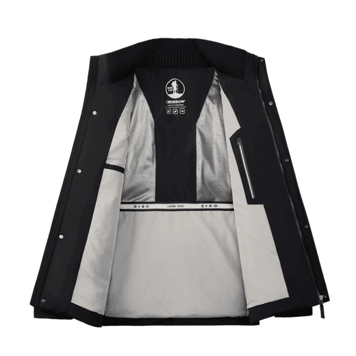 利郎（LILANZ）冬季新款白鸭绒羽绒服男时尚拼接休闲立领短款加厚保暖外套 米白色 M